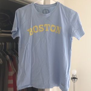 Blue Boston t shirt